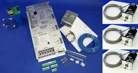 Allin1DC Bridgeport Boss 1-7 CNC Upgrade Kit with new DC Servo Motors