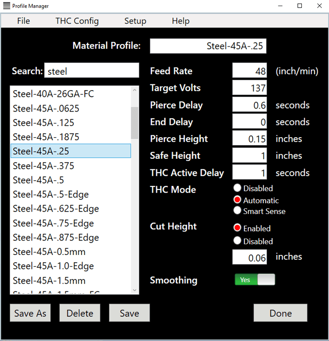 Plasma Profile Manager