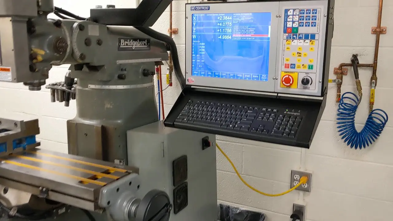 Duke University Centroid CNC Conversion Bridgeport