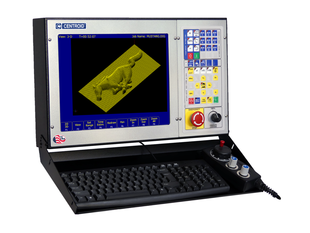 Centroid Oak CNC Operator's Console with Integrated CNCPC - Image 2
