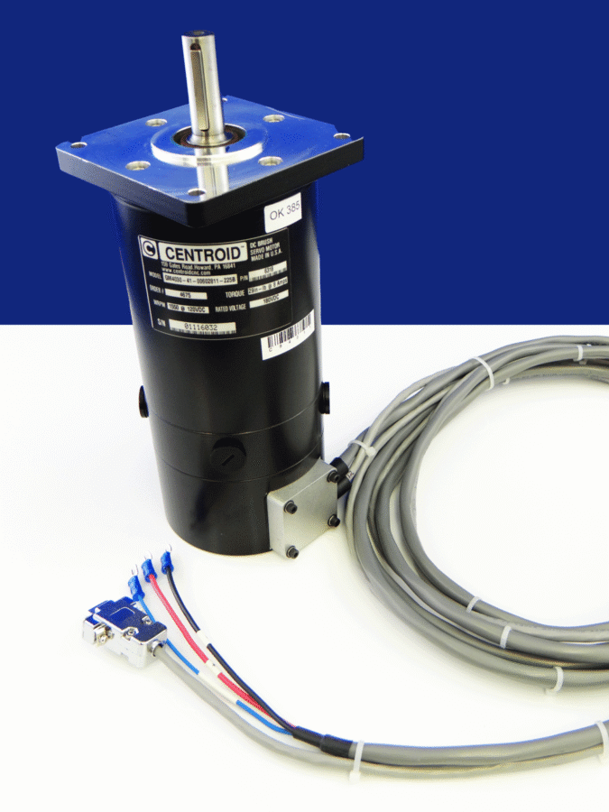 Centroid DC Servo Motor with Encoder and Cable